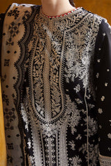 HUSSAIN REHAR -3PC LAWN EMBRIDERED FL-R1309