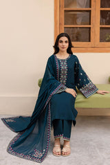 BATIK - 3PC DHANAK EMBROIDERED FL-W170