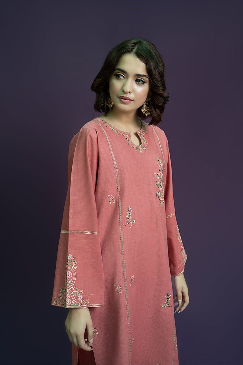 URGE - 2PC DHANAK EMBROIDERED FL-W201