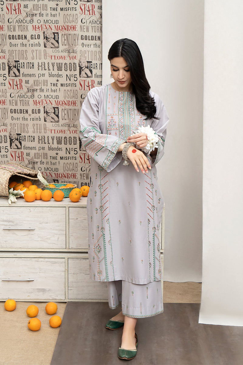 URGE - 3PC LAWN EMBROIDERED FL-S108