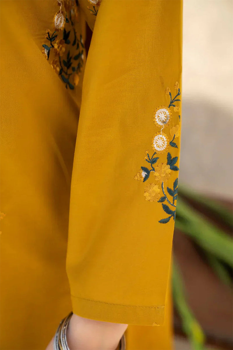 LAZULI - 3PC DHANAK EMBROIDERED FL-W95