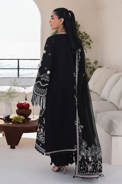 QALAMKAR -3PC LAWN EMBRIDERED FL-R1485
