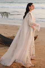 QALAMKAR -3PC LAWN EMBRIDERED FL-R1480