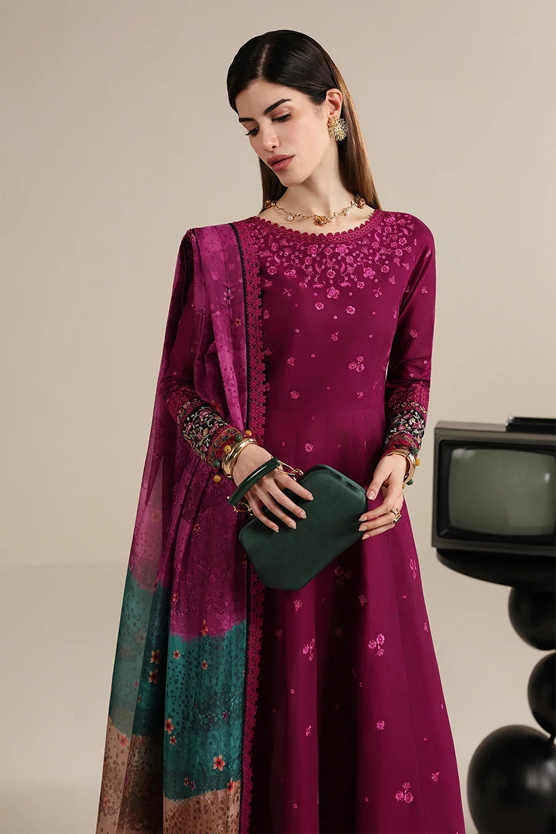 JAZMIN- 3PC LAWN EMBROIDERED FL-278