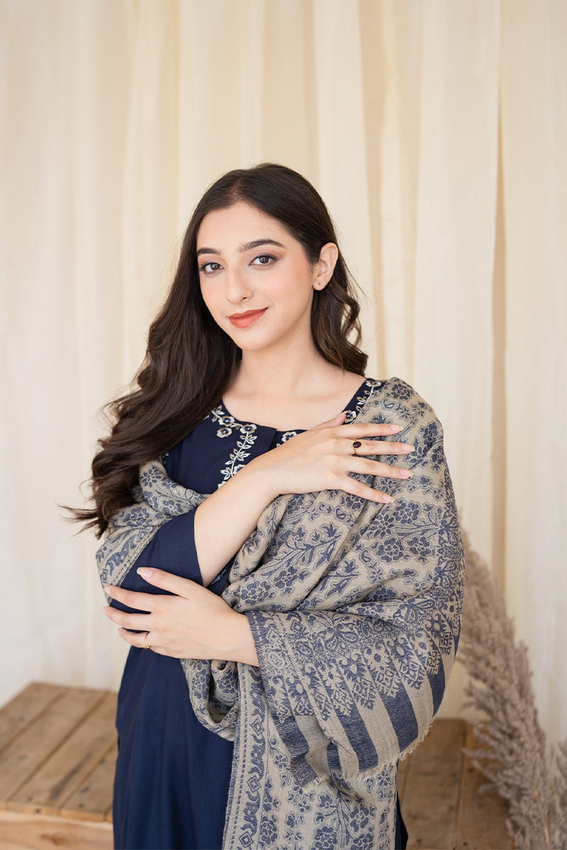 AISLING - 3PC DHANAK EMBROIDERED FL-W101