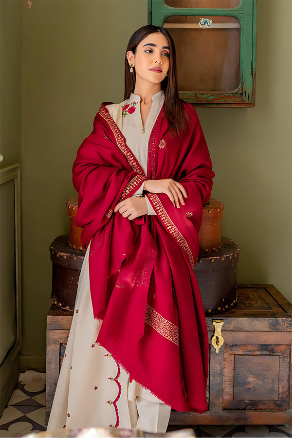 AISLING - 3PC DHANAK EMBROIDERED FL-18