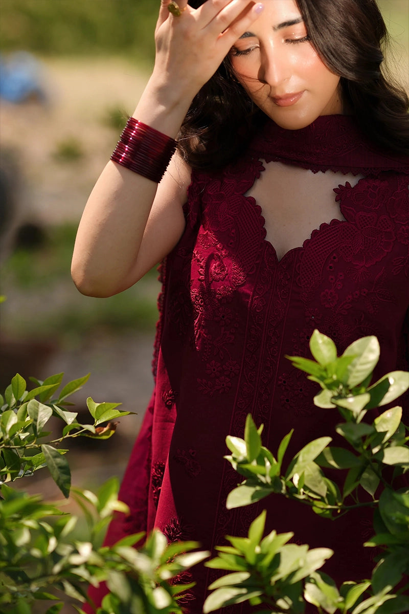 ZAIB- 3PC LAWN EMBROIDERED FL-276