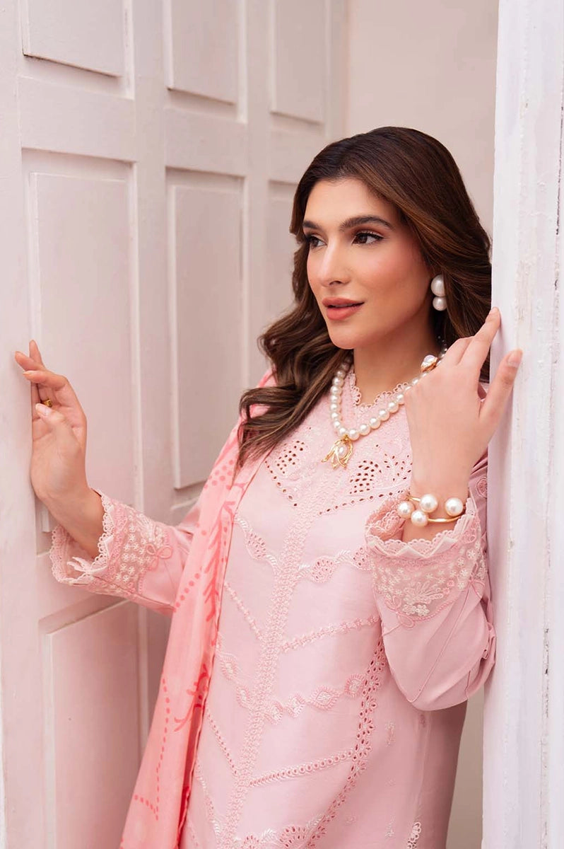 NEESHAY - 3PC LAWN EMBROIDERED FL-252