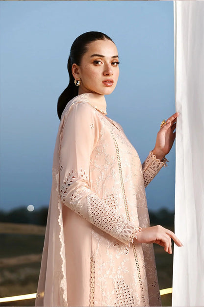 AZURE - 3PC LAWN EMBROIDERED FL-266