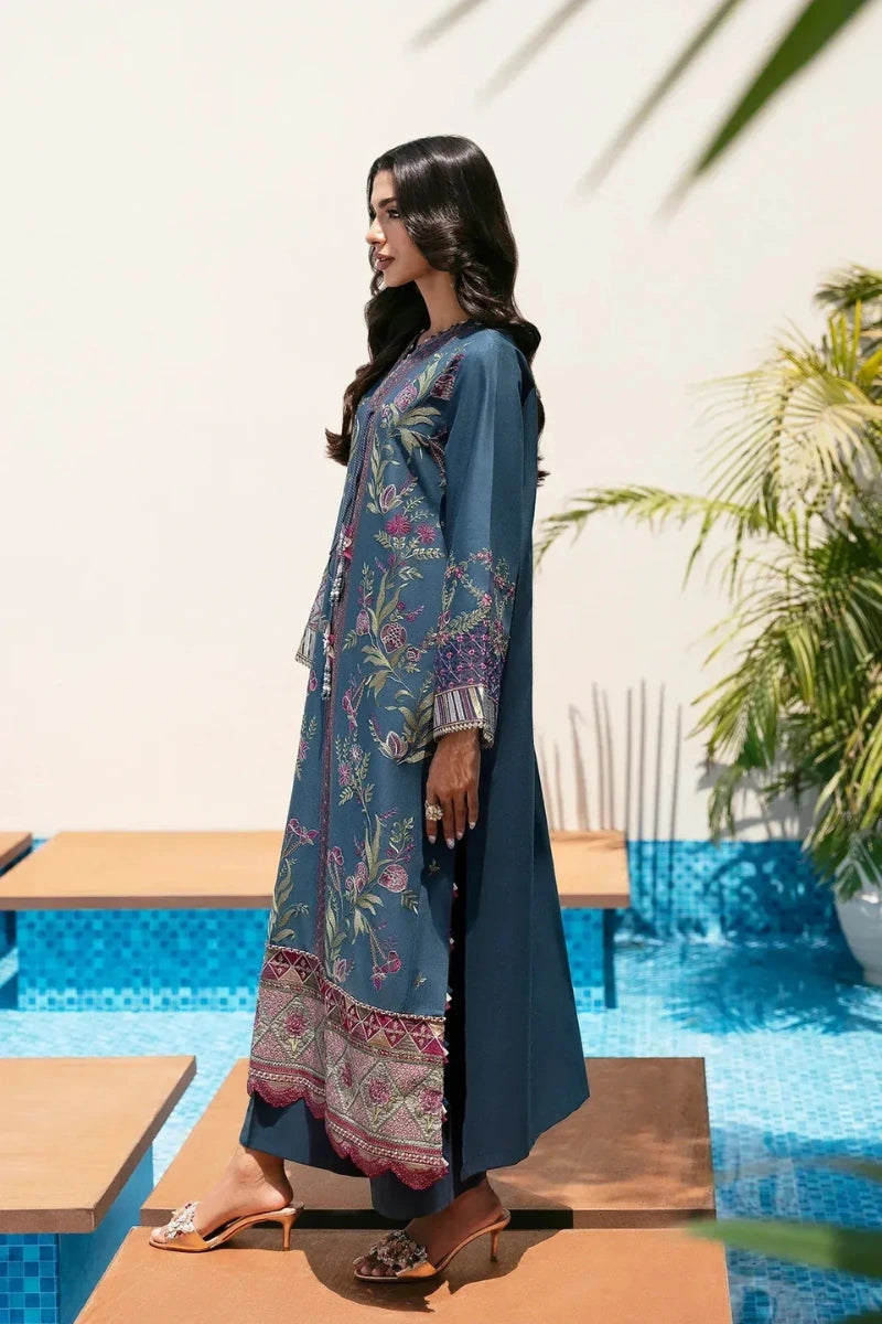 ETHNIC- 3PC LAWN EMBROIDERED FL-99