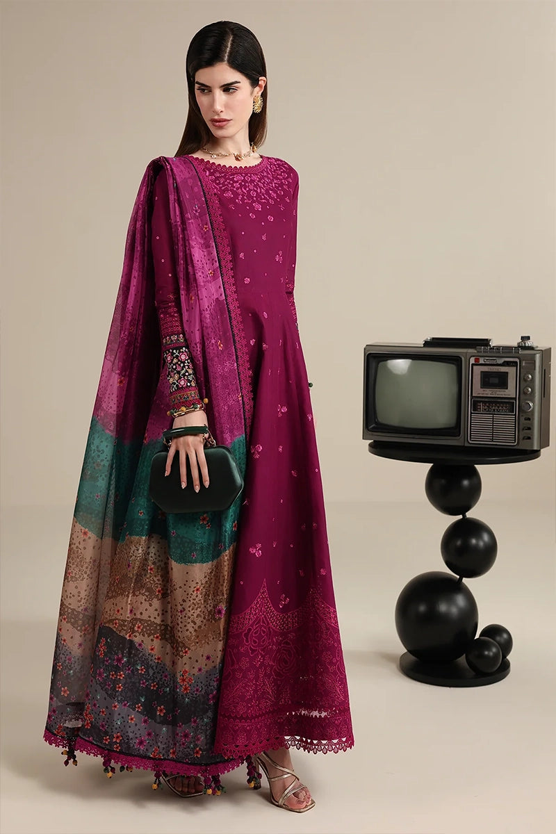JAZMIN- 3PC LAWN EMBROIDERED FL-278