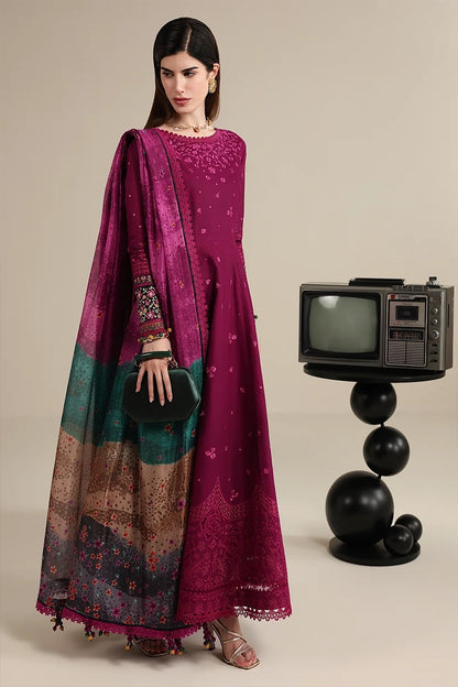 JAZMIN- 3PC LAWN EMBROIDERED FL-278