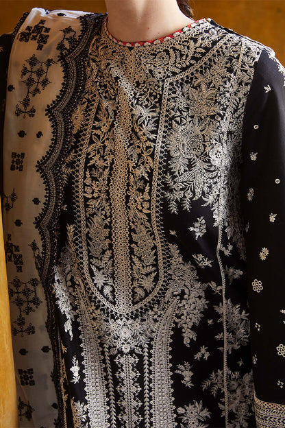 HUSSAIN REHAR -3PC LAWN EMBRIDERED FL-R1309