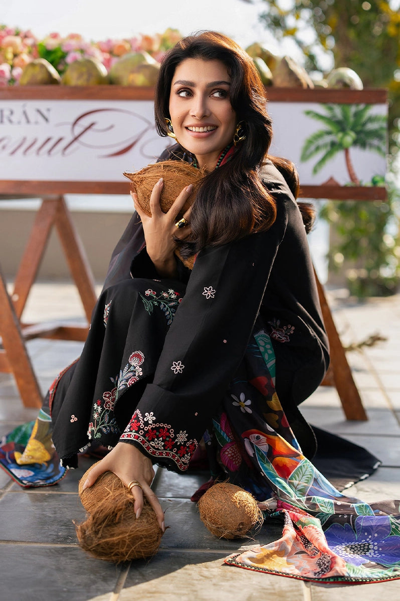 SERAN - 3PC LAWN EMBROIDERED FL-264