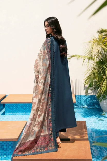 ETHNIC- 3PC LAWN EMBROIDERED FL-99