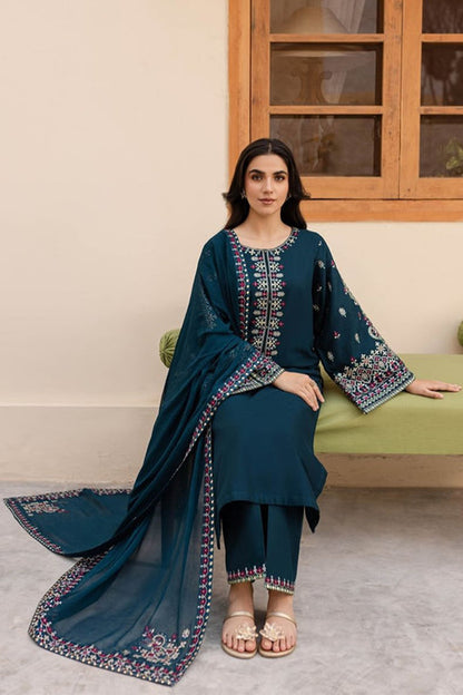 BATIK - 3PC LAWN EMBROIDERED FL-S170