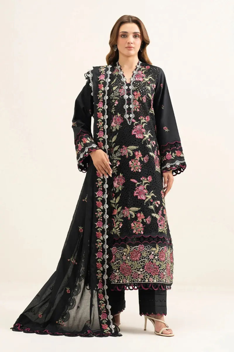 SAPPHIRE- 3PC LAWN EMBROIDERED FL-267