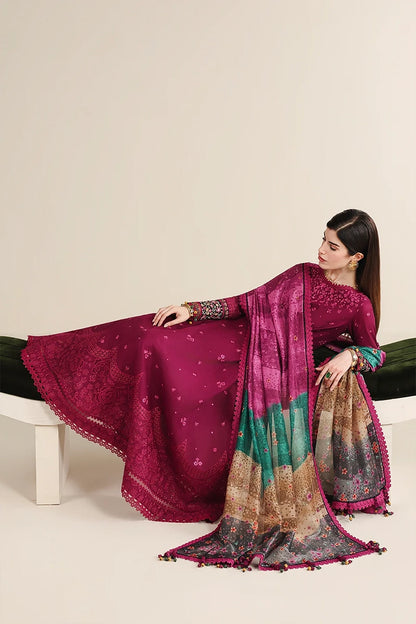 JAZMIN- 3PC LAWN EMBROIDERED FL-278