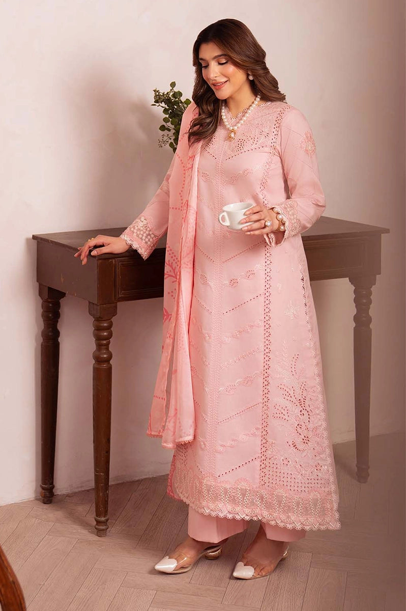 NEESHAY - 3PC LAWN EMBROIDERED FL-252