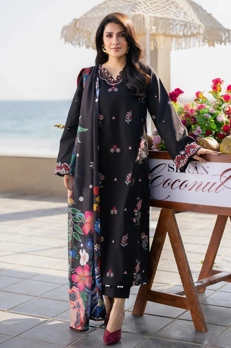 SERAN - 3PC LAWN EMBROIDERED FL-264
