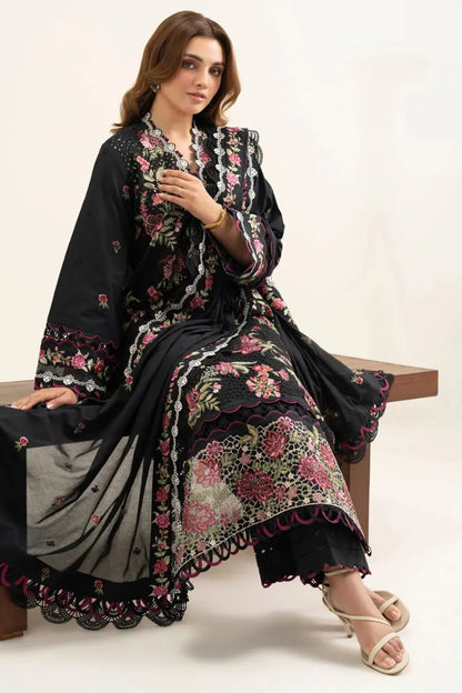 SAPPHIRE- 3PC LAWN EMBROIDERED FL-267