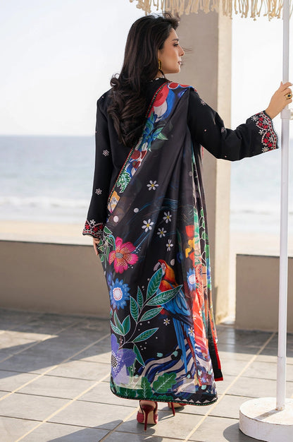 SERAN - 3PC LAWN EMBROIDERED FL-264