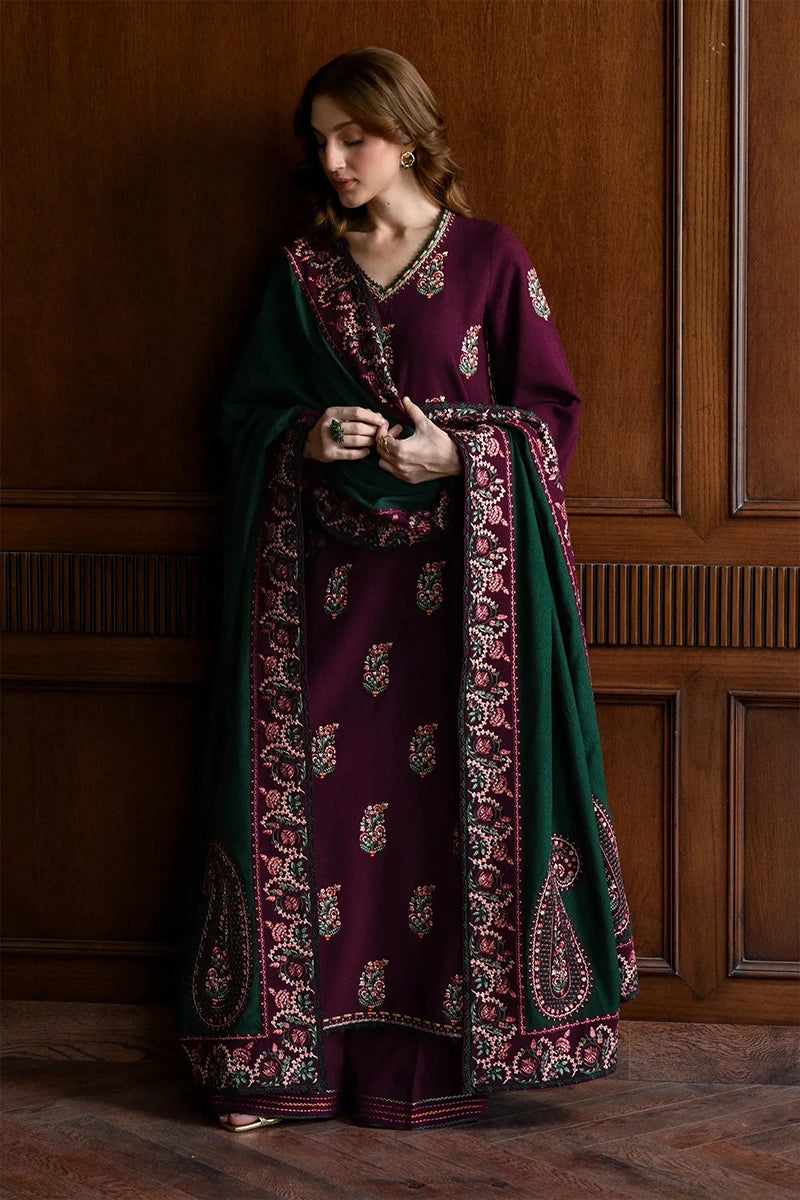 BATIK - 3PC DHANAK EMBROIDERED FL-W218