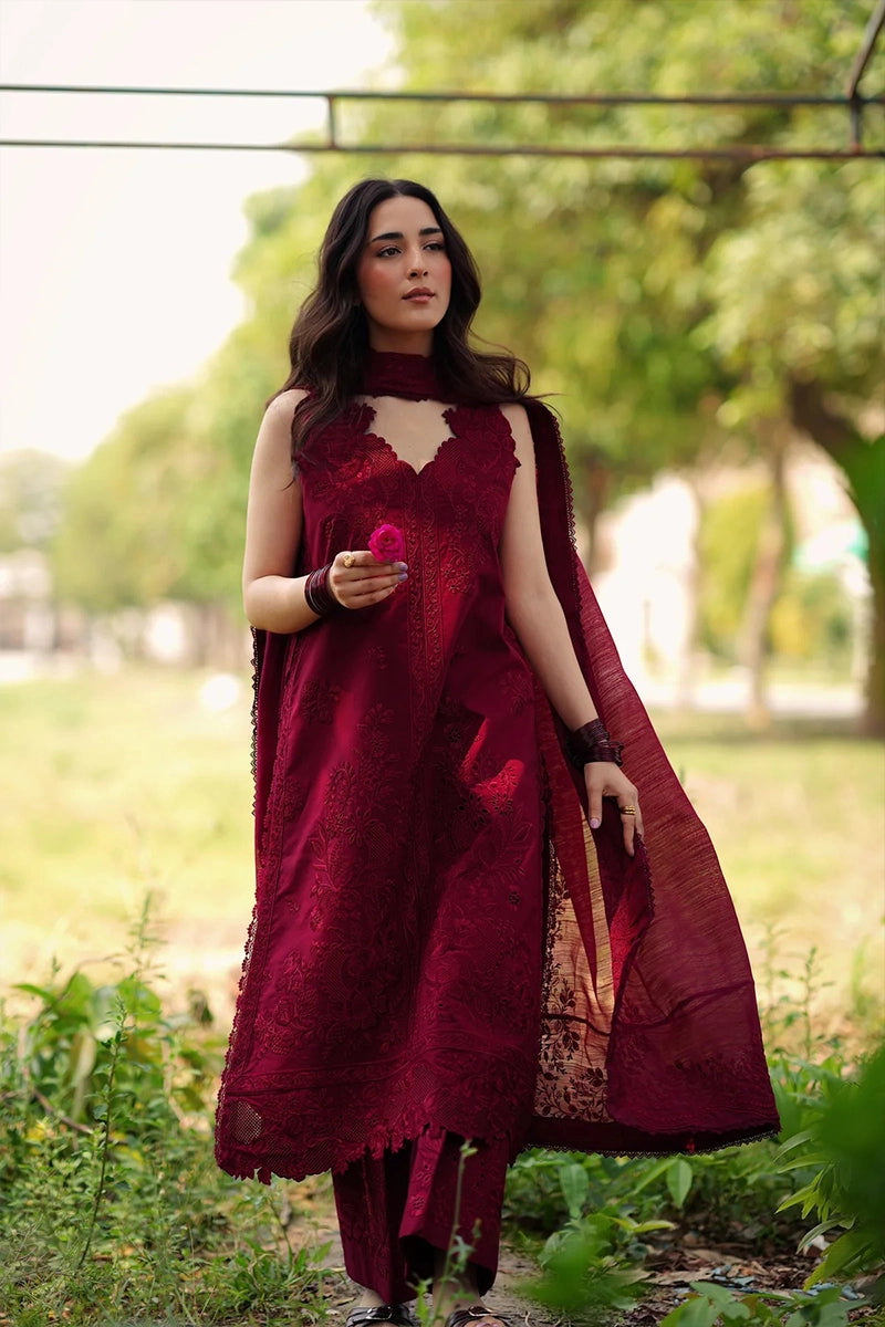 ZAIB- 3PC LAWN EMBROIDERED FL-276