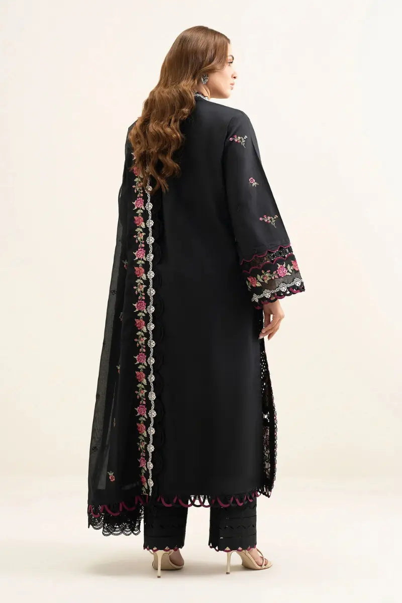 SAPPHIRE- 3PC LAWN EMBROIDERED FL-267