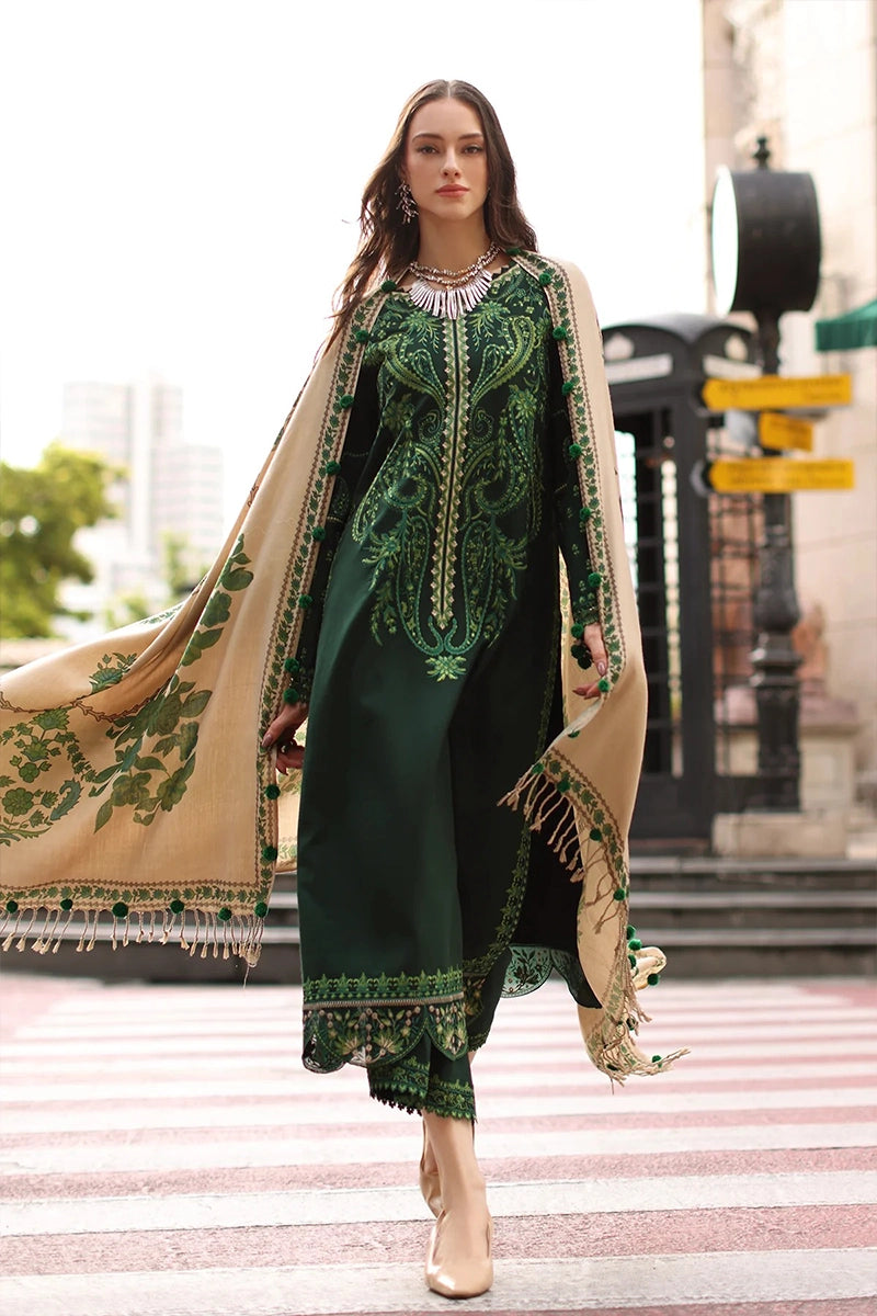 CHARIZMA - 3PC DHANAK EMBROIDERED FL-34N