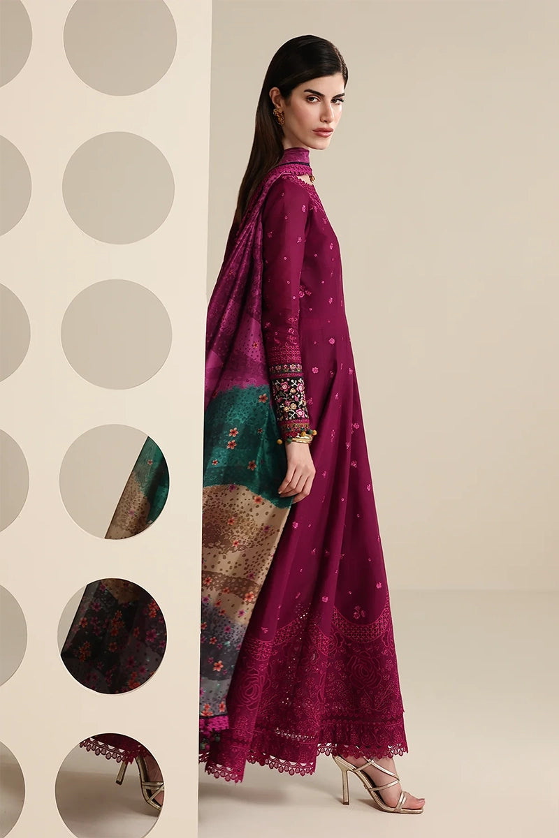 JAZMIN- 3PC LAWN EMBROIDERED FL-278