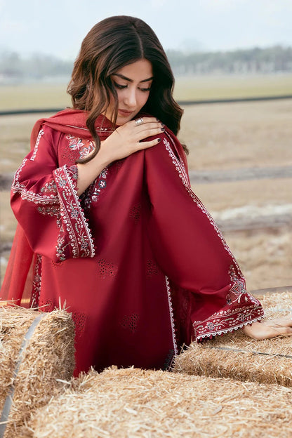 IZEL - 3PC LAWN EMBROIDERED FL-269