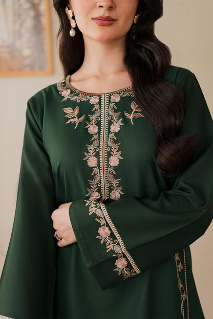 NOURA- 3PC DHANAK EMBROIDERED FL-22