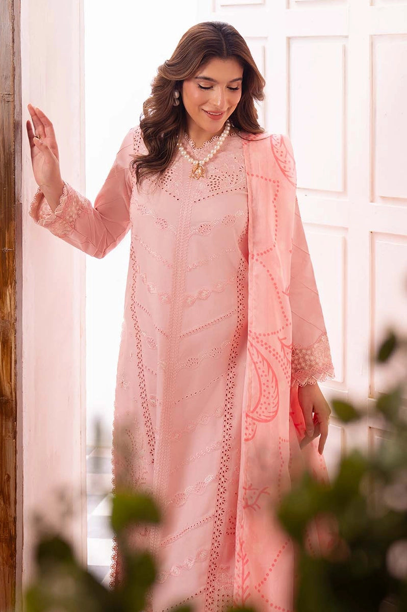 NEESHAY - 3PC LAWN EMBROIDERED FL-252