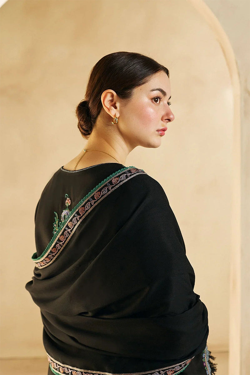 ZARA SHAHJAHAN - 3PC DHANAK EMBROIDERED FL-W78B