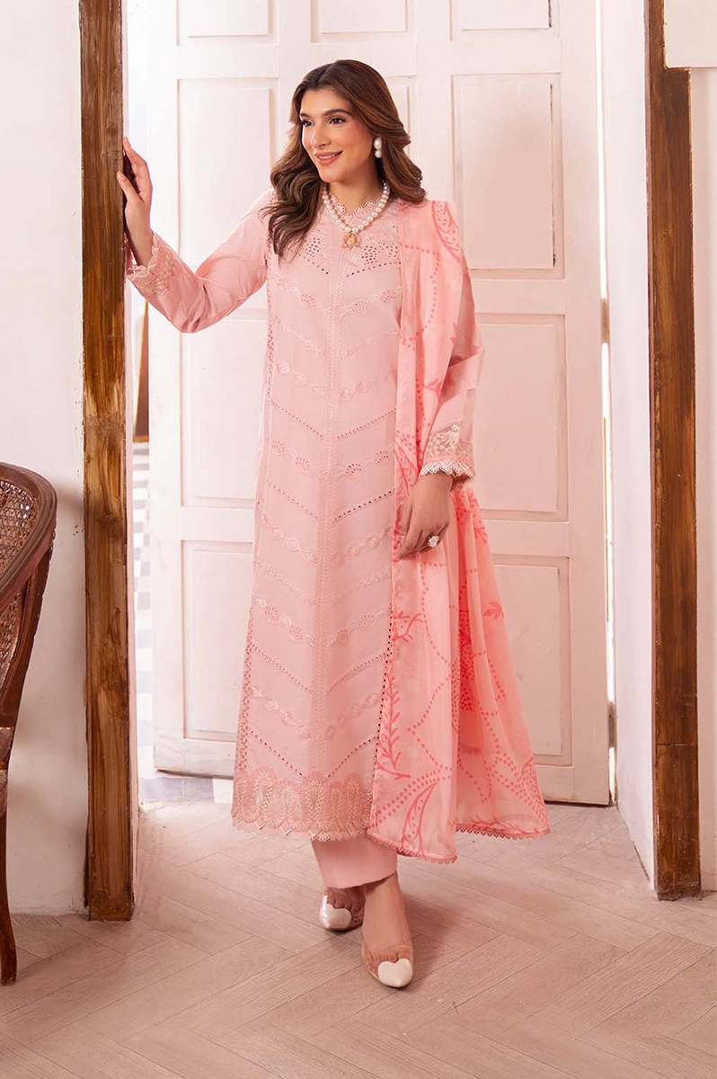 NEESHAY - 3PC LAWN EMBROIDERED FL-252