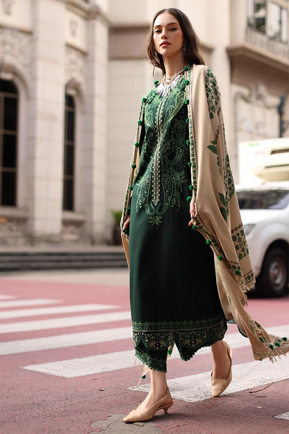 CHARIZMA - 3PC DHANAK EMBROIDERED FL-34N