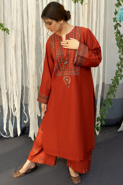 URGE - 3PC DHANAK EMBROIDERED FL-W113