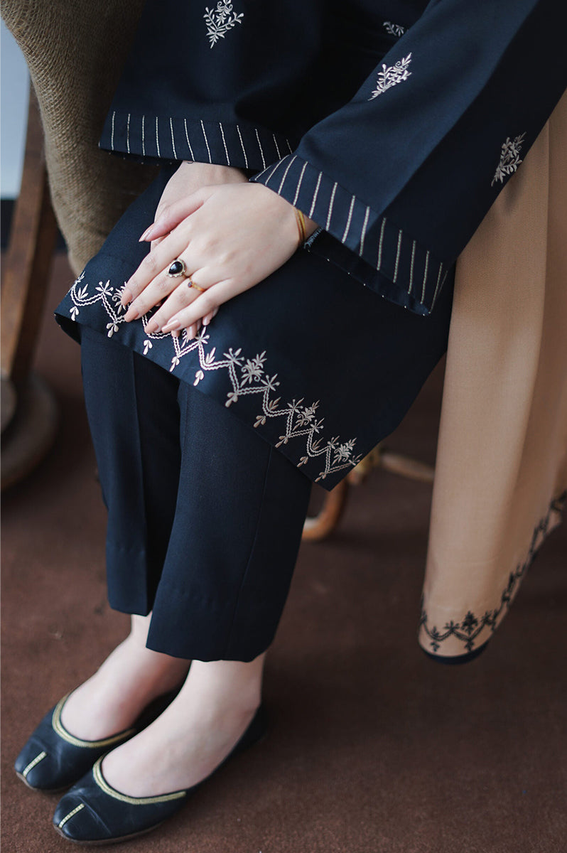 AISLING - 3PC DHANAK EMBROIDERED FL-W163