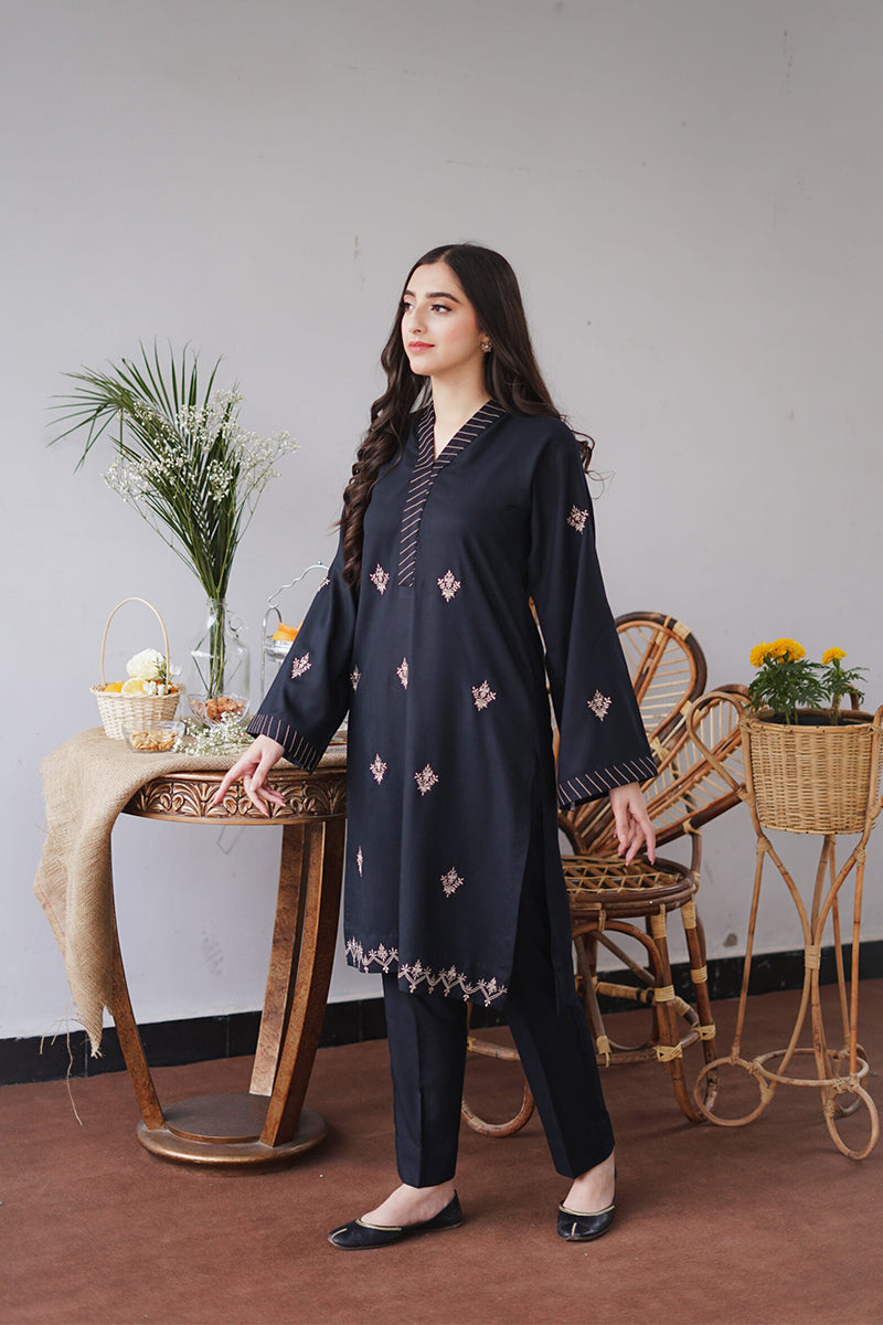 AISLING - 3PC DHANAK EMBROIDERED FL-W163