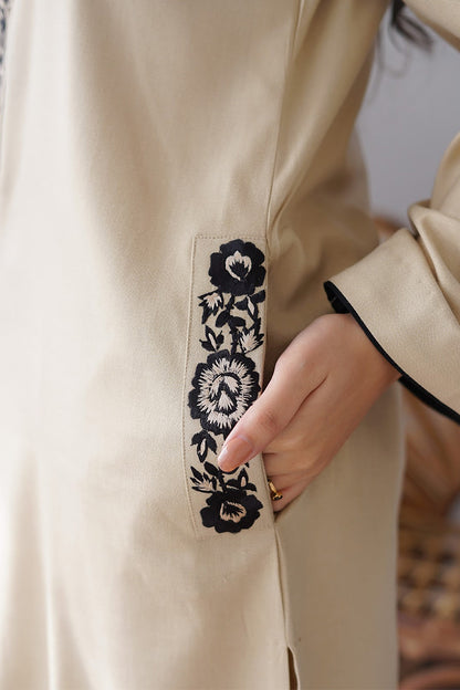 AISLING - 3PC DHANAK EMBROIDERED FL-W164