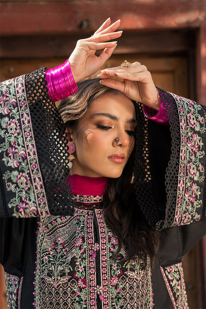 ZARPOSH - 3PC DHANAK EMBROIDERED FL-W210