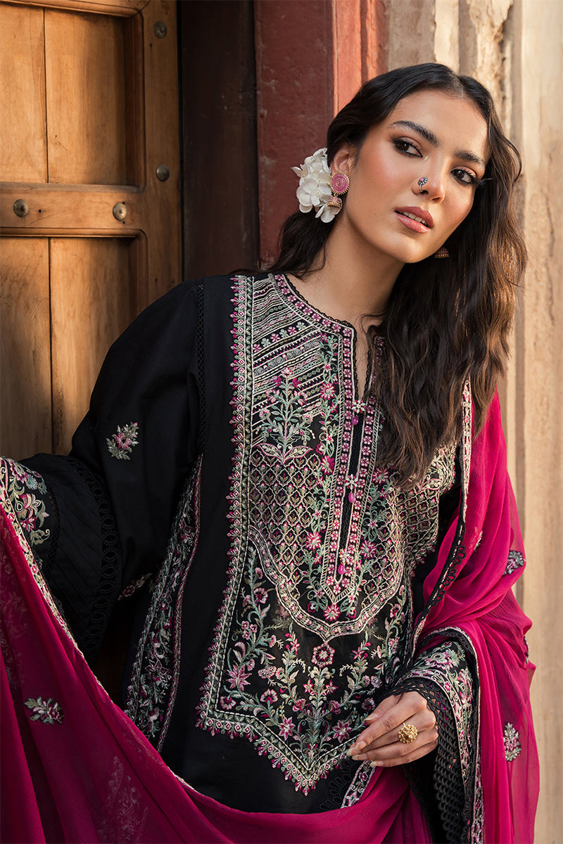 ZARPOSH - 3PC DHANAK EMBROIDERED FL-W210