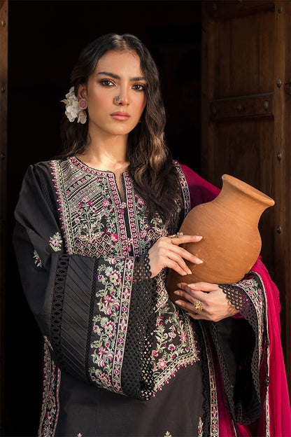 ZARPOSH - 3PC DHANAK EMBROIDERED FL-W210