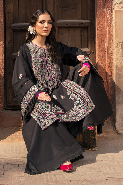 ZARPOSH - 3PC DHANAK EMBROIDERED FL-W210