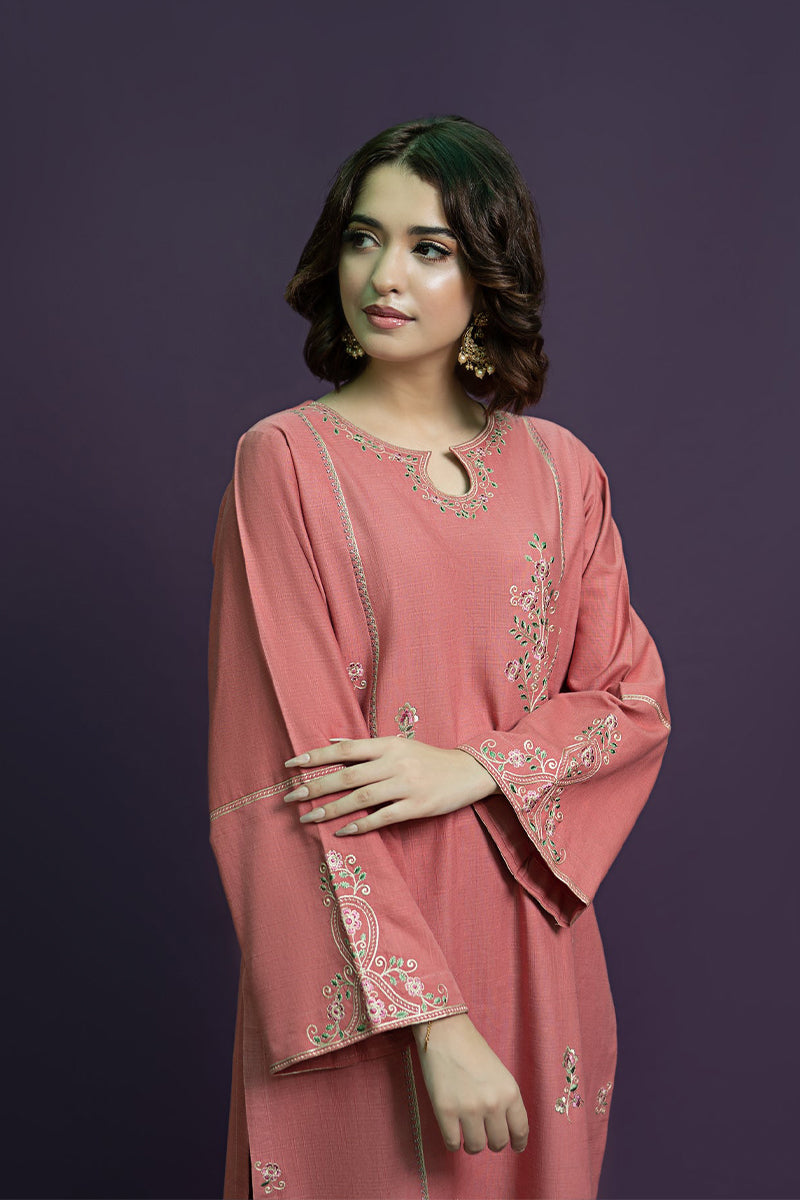URGE - 2PC DHANAK EMBROIDERED FL-W201