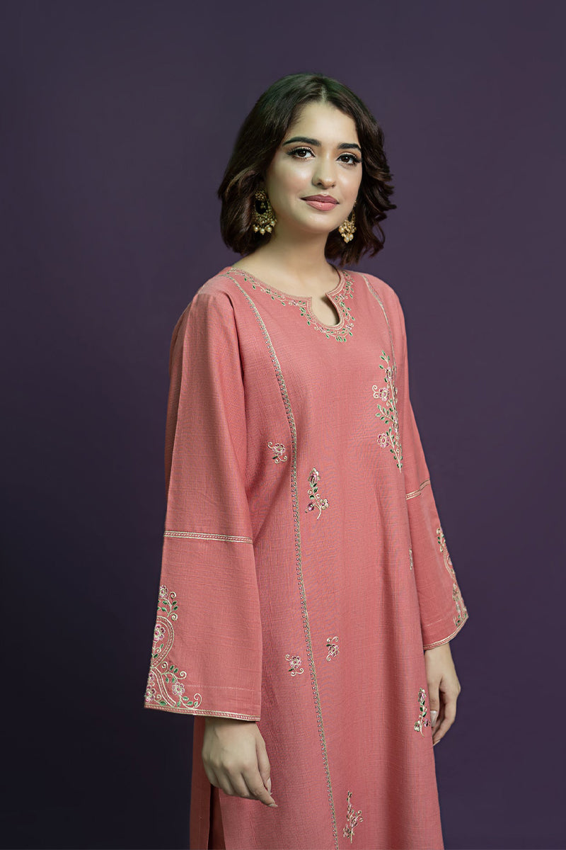 URGE - 2PC DHANAK EMBROIDERED FL-W201
