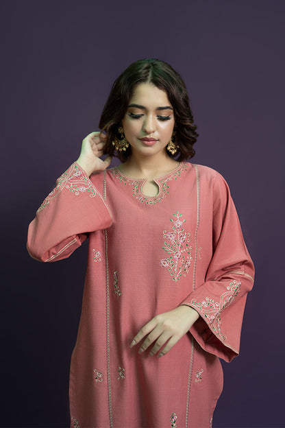 URGE - 2PC DHANAK EMBROIDERED FL-W201