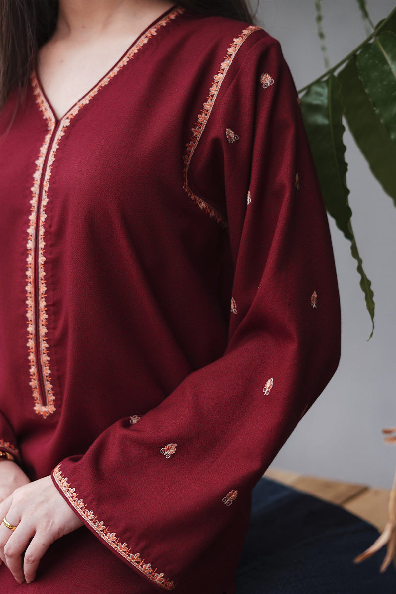 AISLING - 3PC DHANAK EMBROIDERED FL-W69