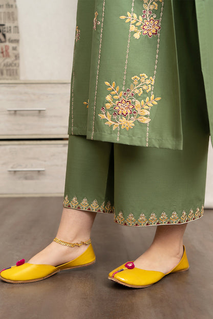 URGE - 3PC DHANAK EMBROIDERED FL-W114